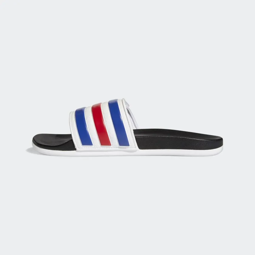 Adidas Adilette Comfort Adjustable Mens Slide -White