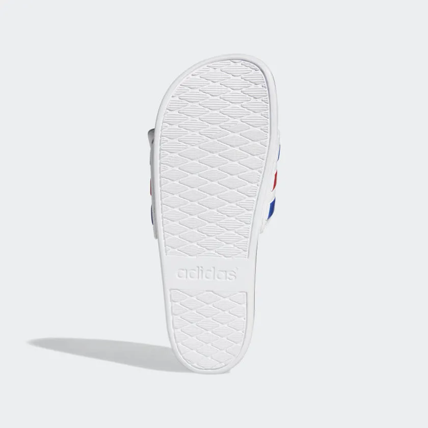 Adidas Adilette Comfort Adjustable Mens Slide -White