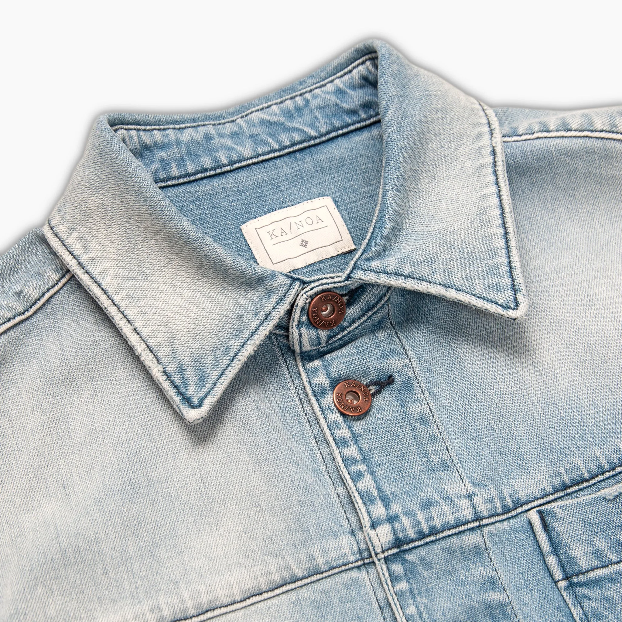 Alian shirt jacket in Stretch Denim