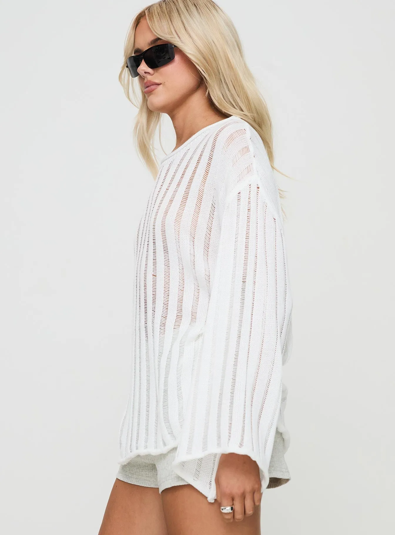 Ambra Sweater White