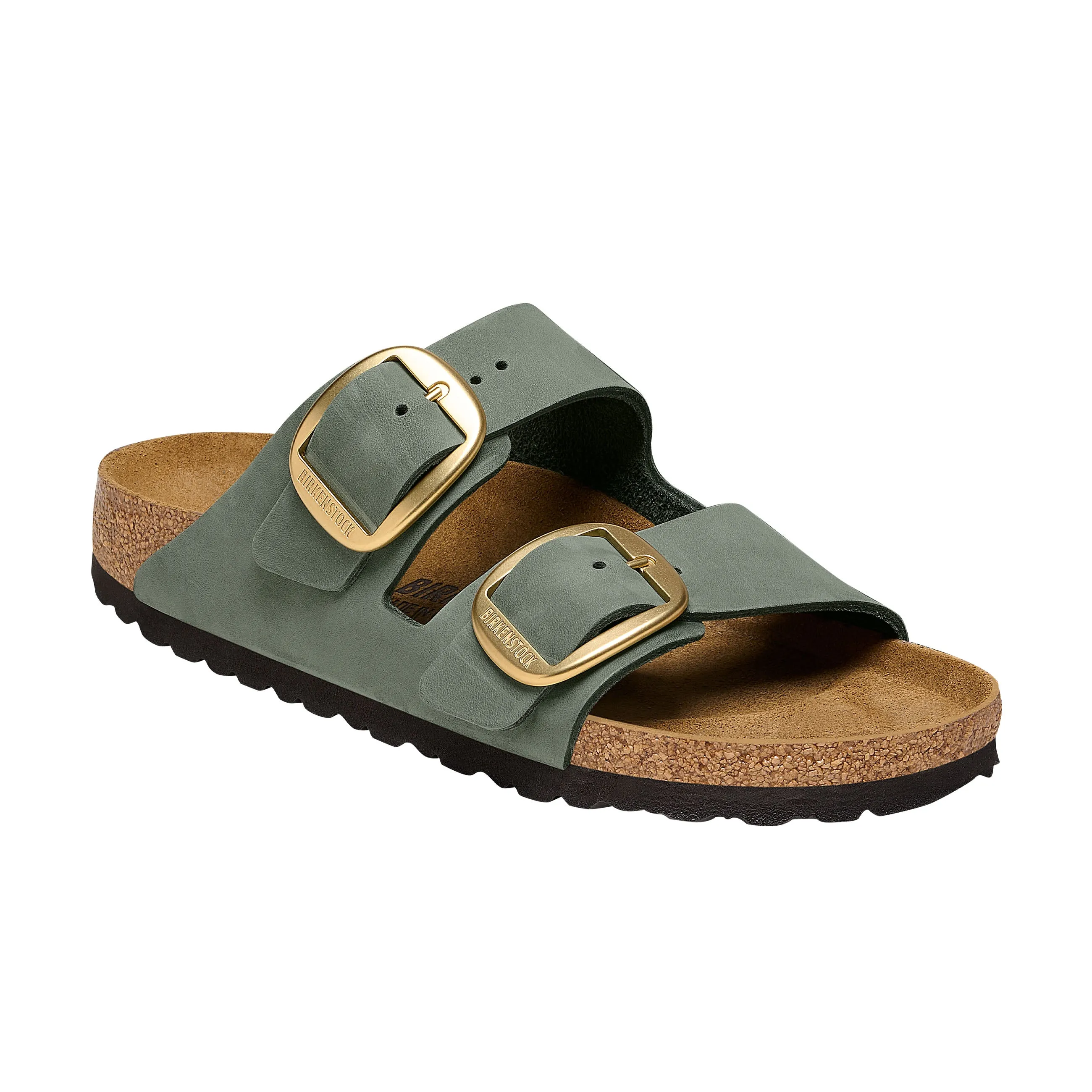 Arizona Big Buckle Thyme Nubuck Leather