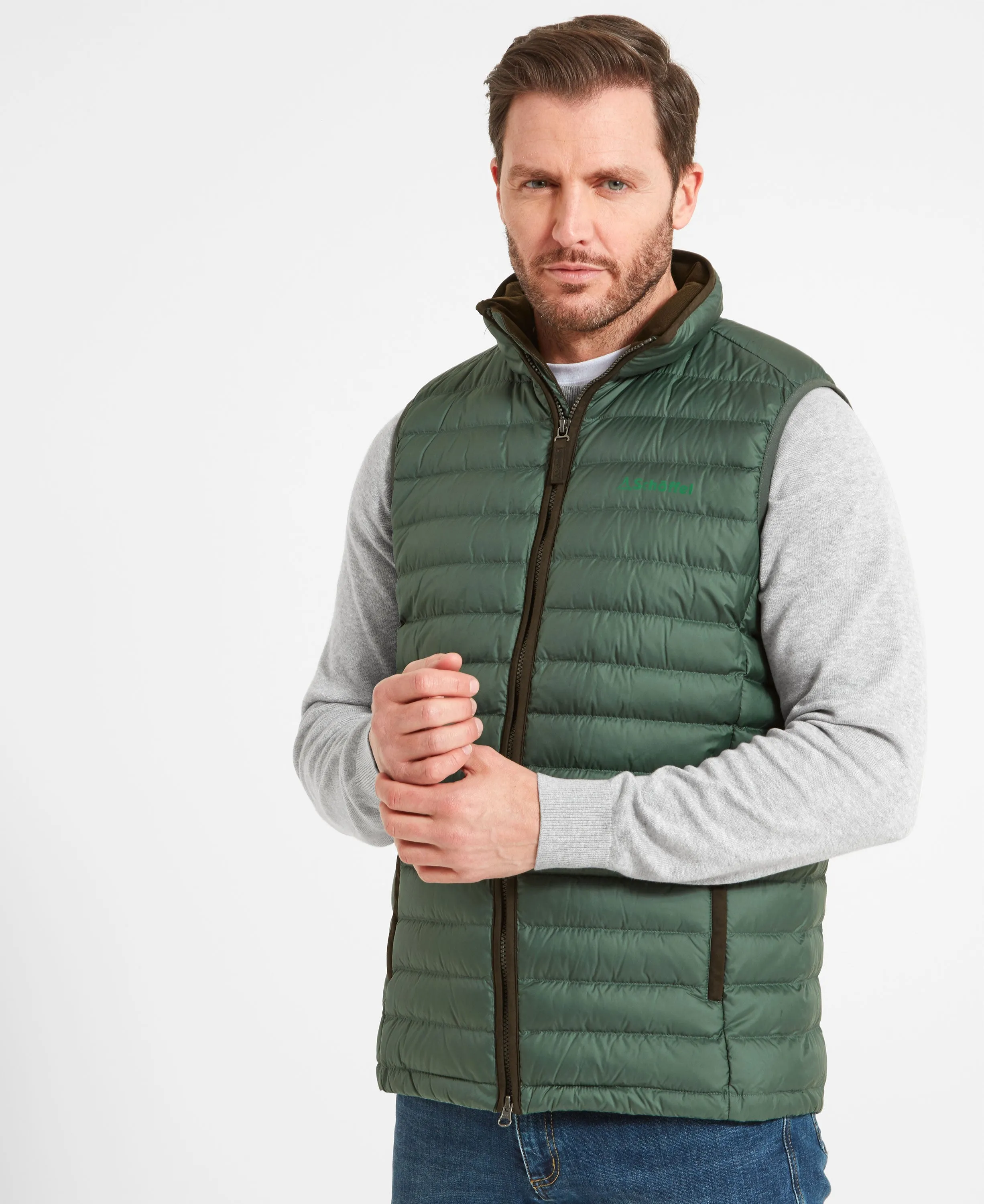 Bowden Down Gilet - Pine Green