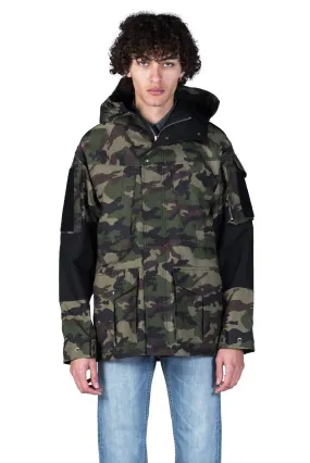 Camo Hooded Coat