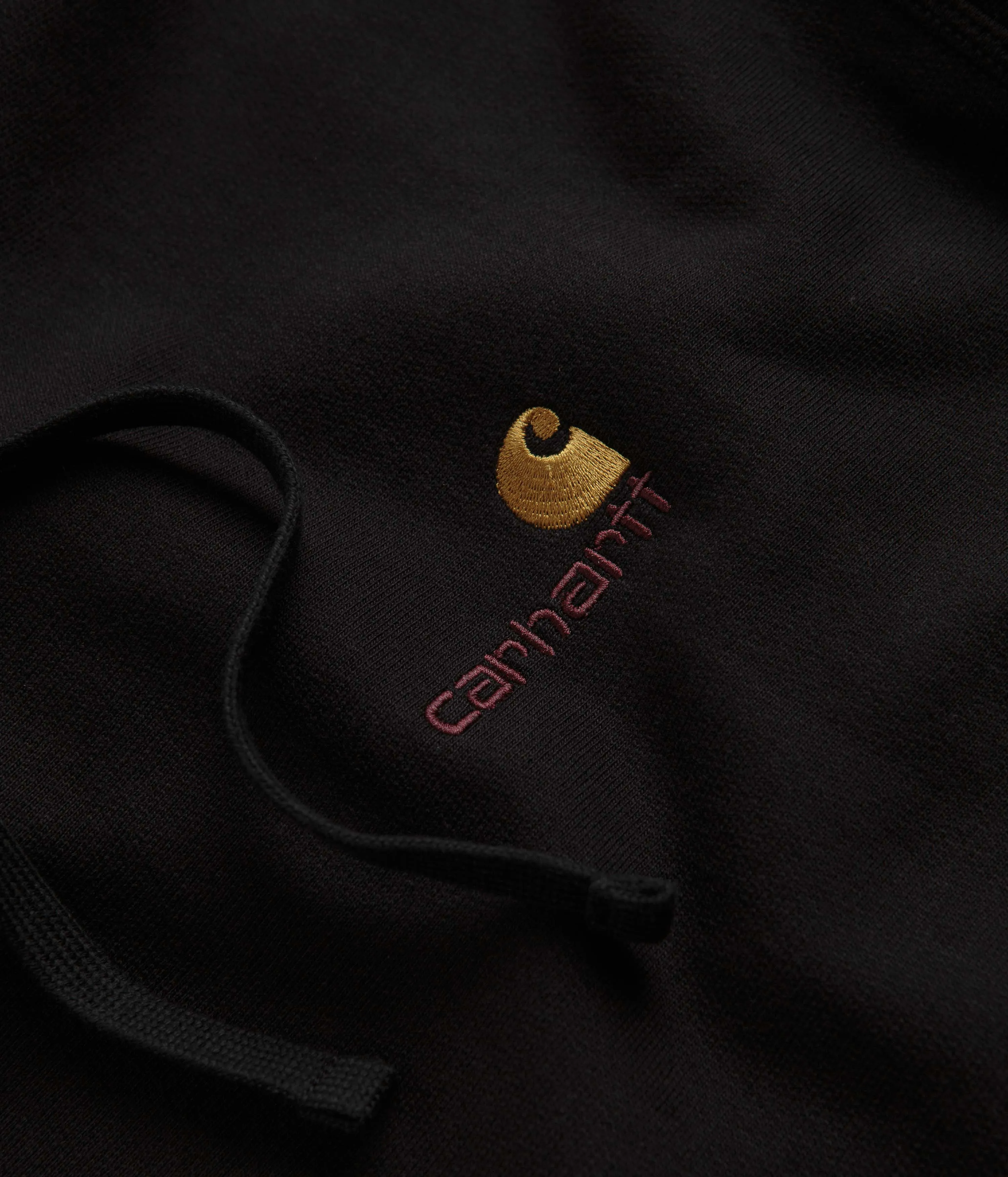 Carhartt American Script Hoodie - Black