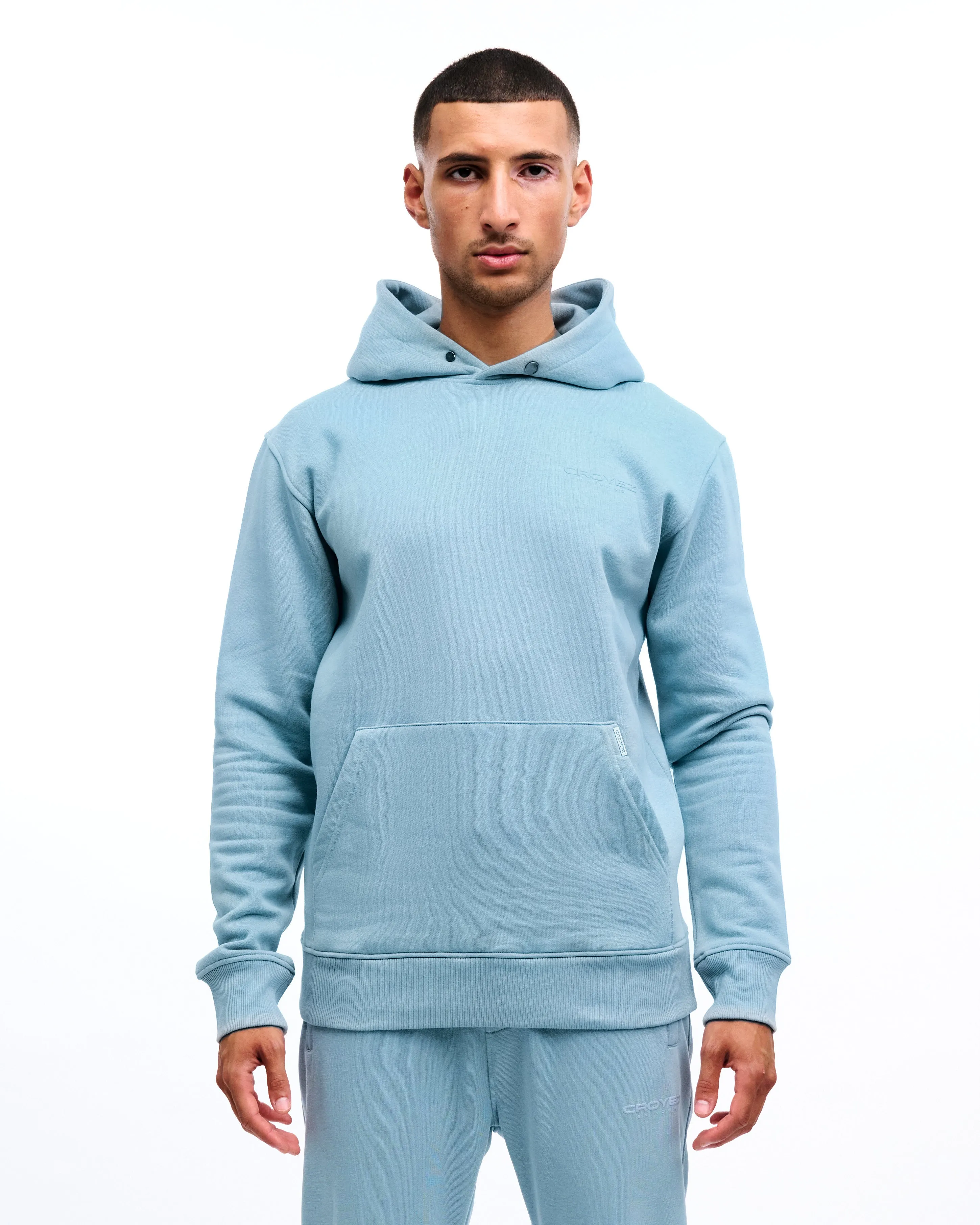 CROYEZ ORGANETTO HOODIE - DUST BLUE