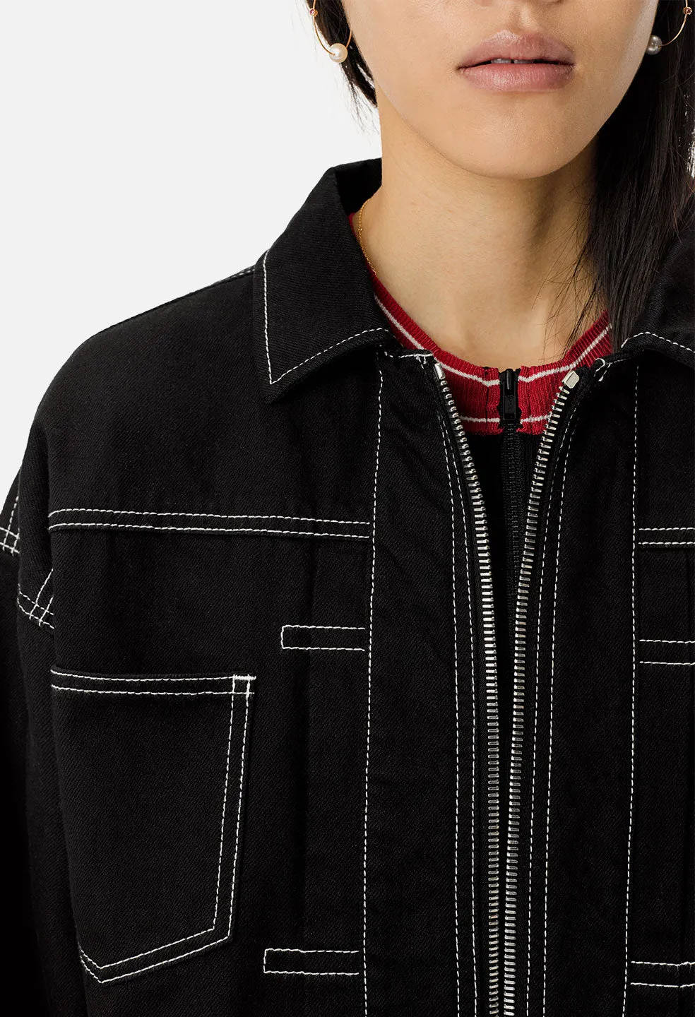 Culver Denim Jacket / Black