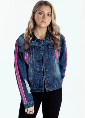 Delilah Denim Jacket Pink