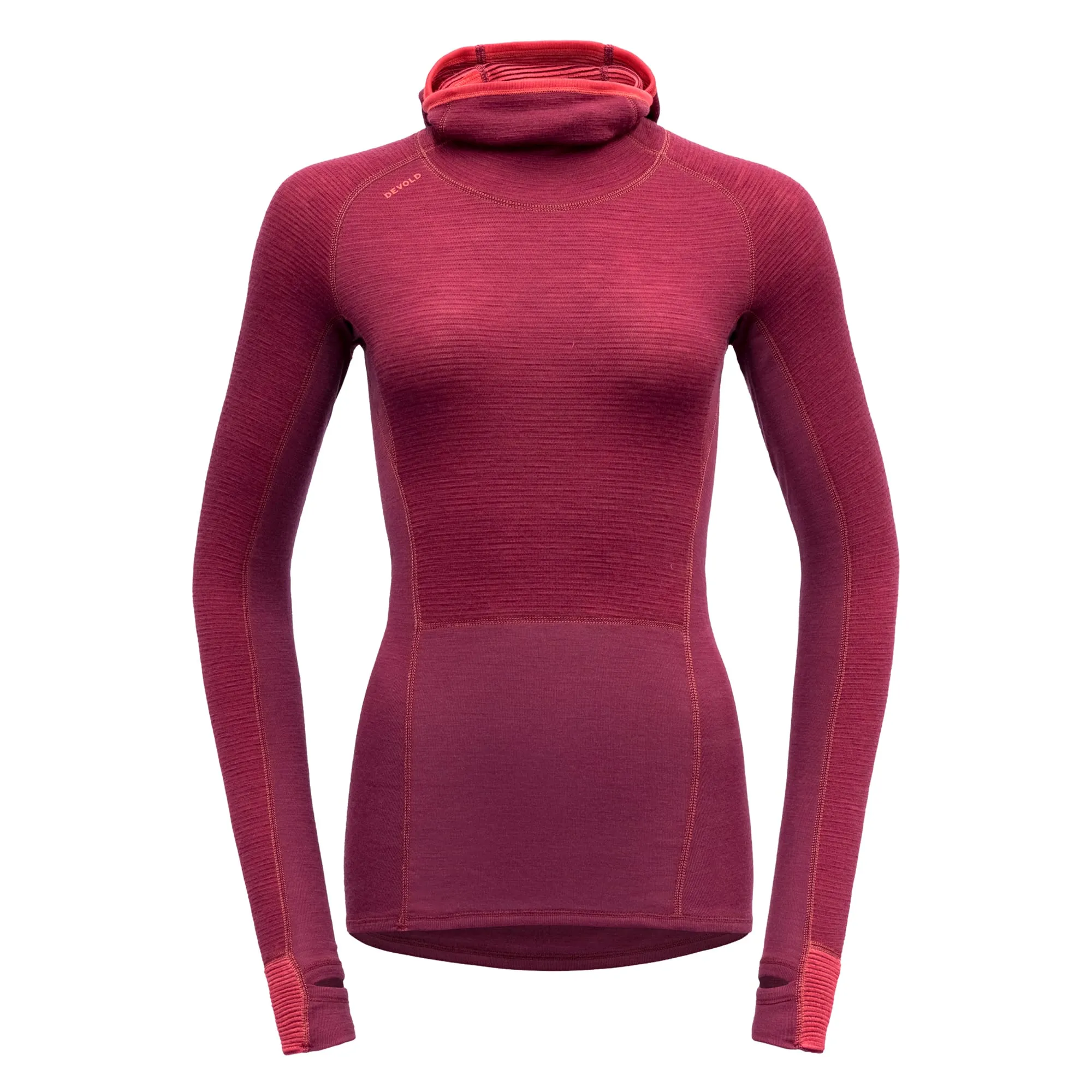 Devold Women&#x27;s Tuvegga Sport Air Hoodie Poppy | Buy Devold Women&#x27;s Tuvegga Sport Air Hoodie Poppy here | Outnorth