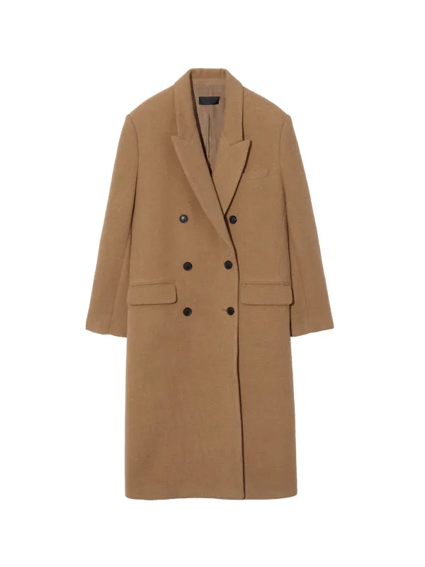 Edmont Double Breasted Long Coat