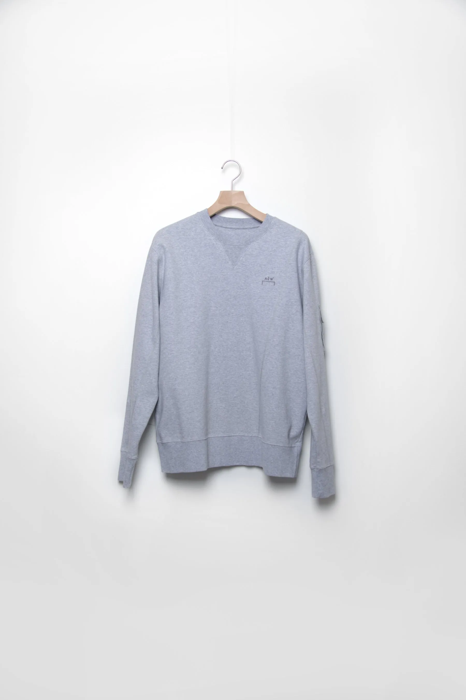 Essential Crewneck Sweater Grey Melange