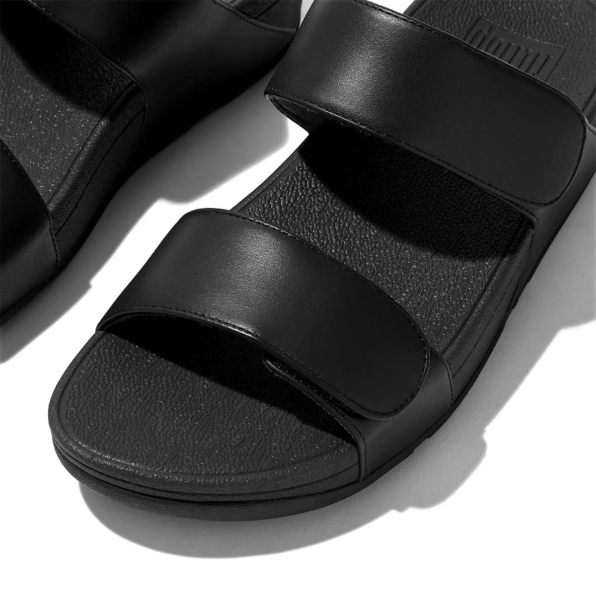 Fit Flop Lulu Adjustable Slides Black     