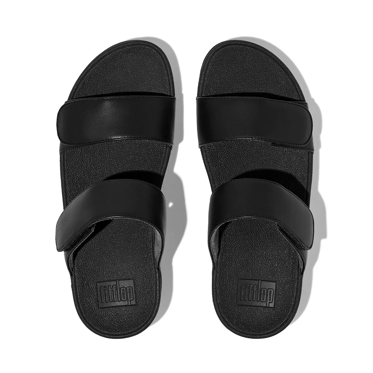 Fit Flop Lulu Adjustable Slides Black     