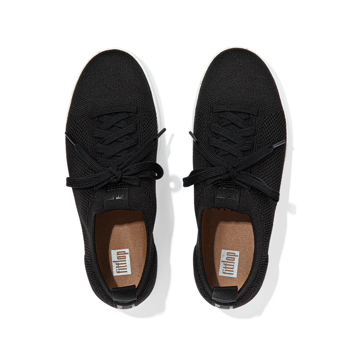 Fit-Flop Rally E01 Multi-Knit Trainers Black    