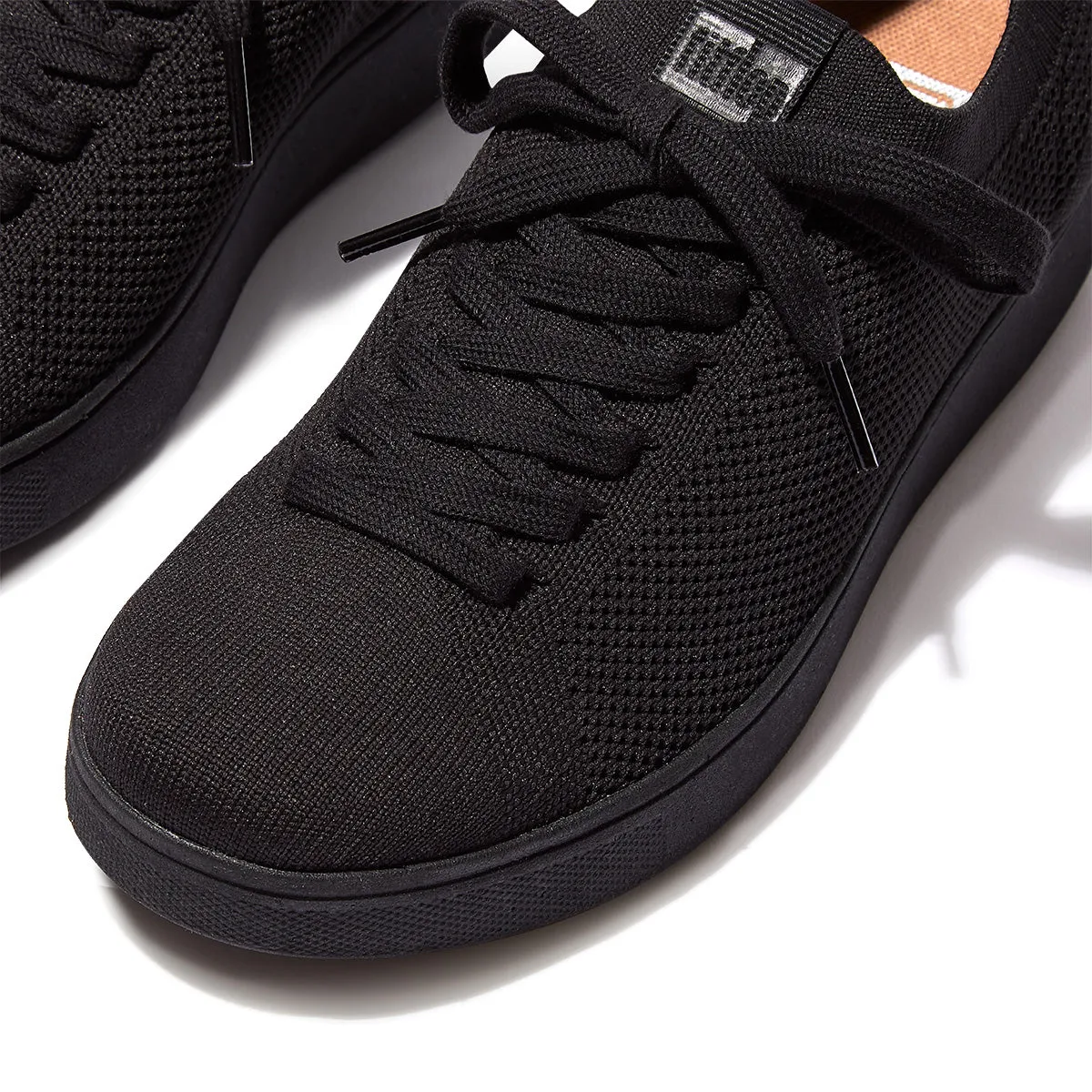 Fit-Flop Rally E01 Multi-Knit Trainers Black    