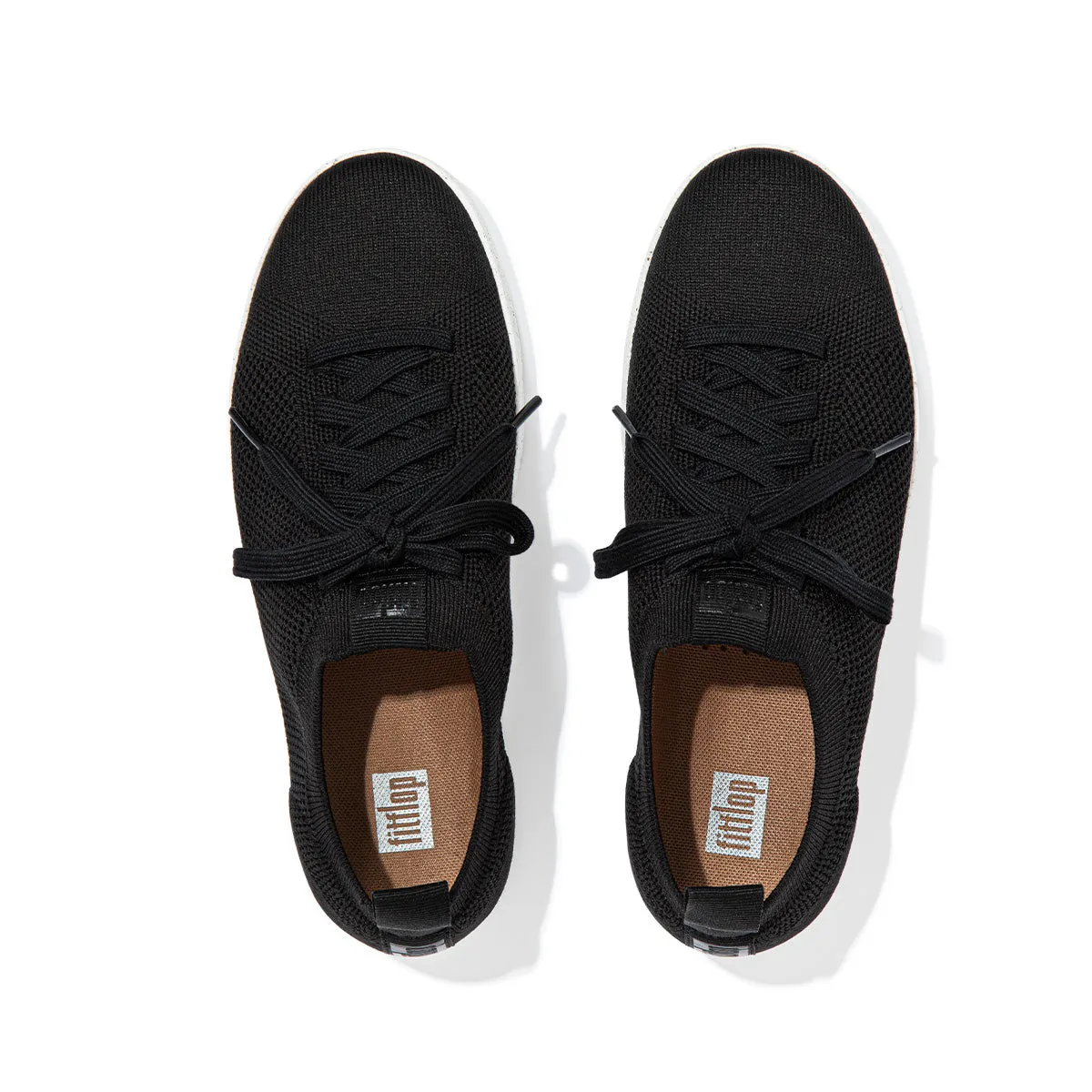 Fit-Flop Rally E01 Multi-Knit Trainers Black    