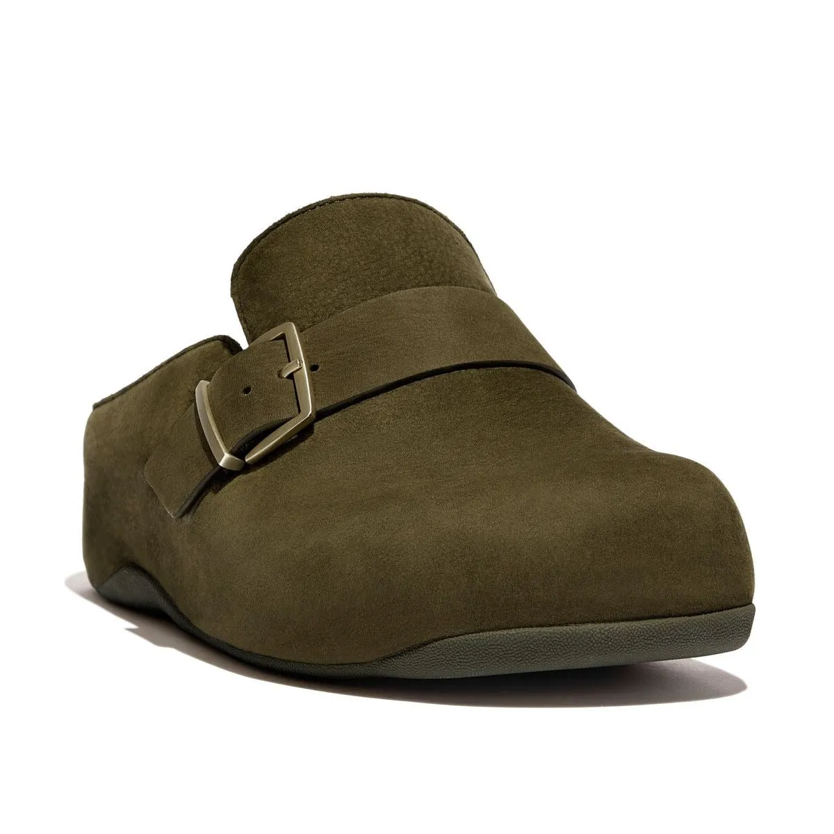 Fit-Flop Shuv Buckle-Strap Mossy        