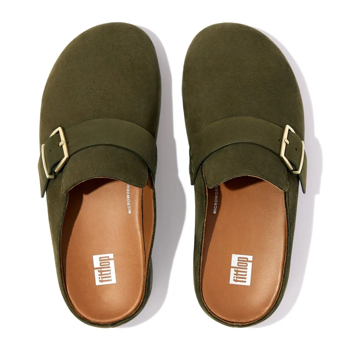 Fit-Flop Shuv Buckle-Strap Mossy        