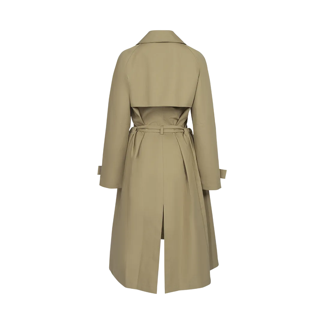 Gathered Trenchcoat