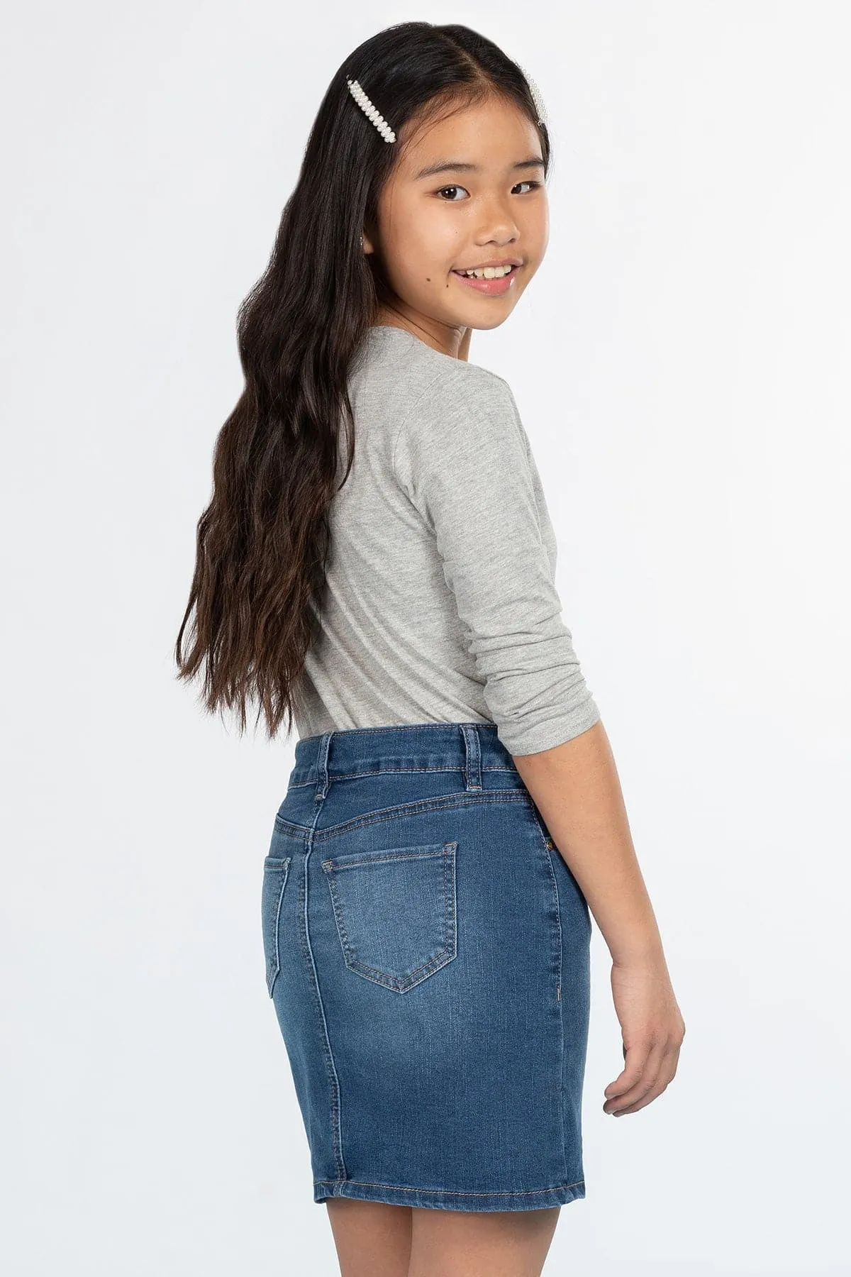 Girls Essential Denim Skirt