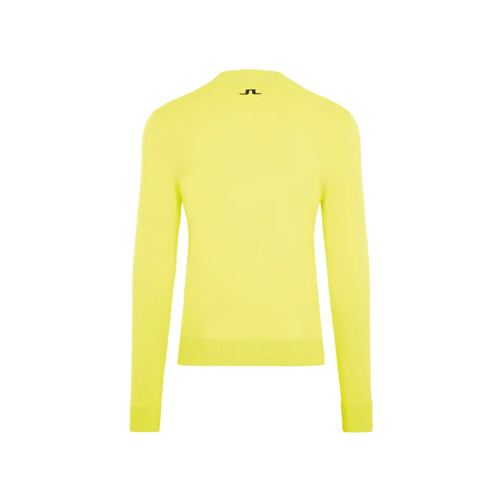 Gus Golf Sweater Leaf Yellow