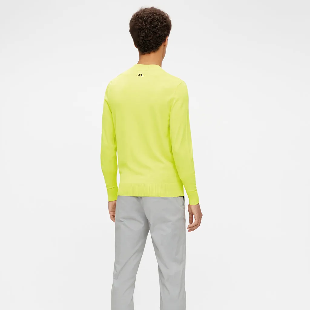 Gus Golf Sweater Leaf Yellow