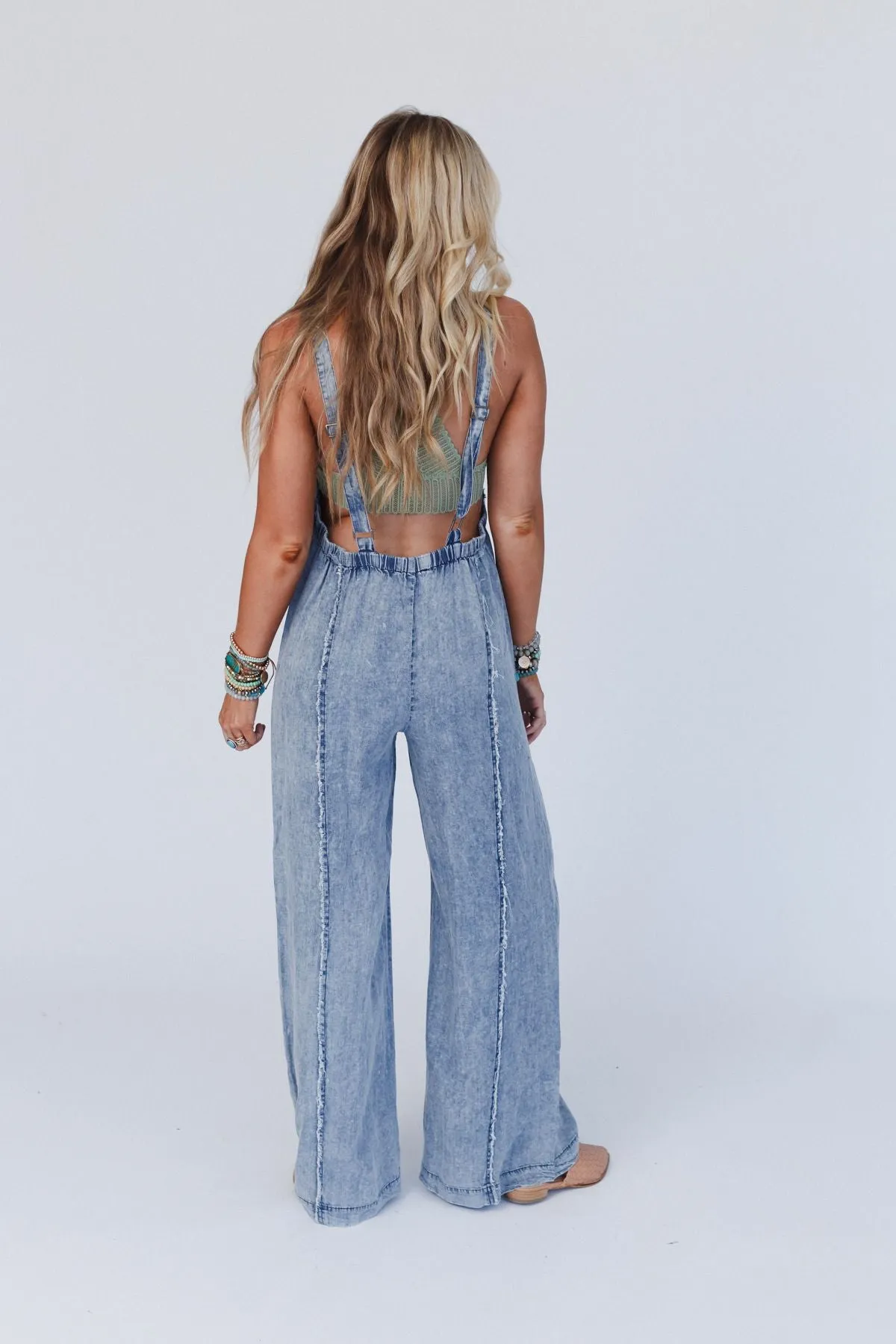 Harley Washed Jumpsuit - Denim