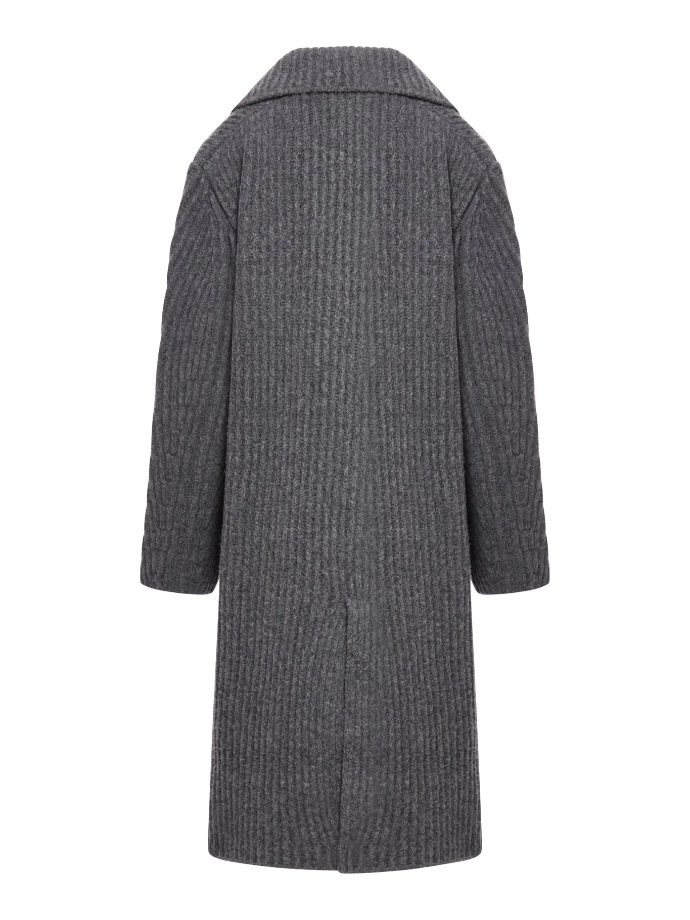 HW FELTED WOOL KNIT COAT