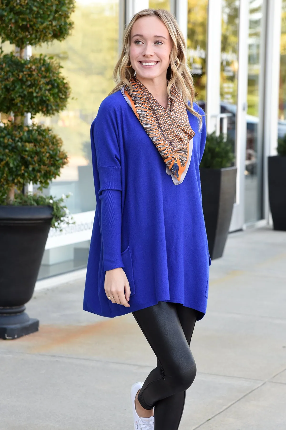 JASMINE SWEATER - ROYAL