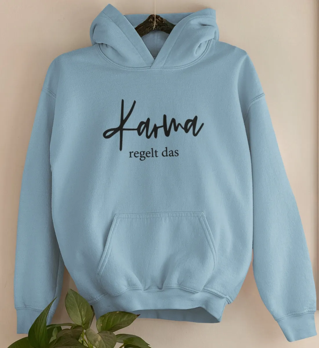 Karma regelt das Bio Hoodie Unisex