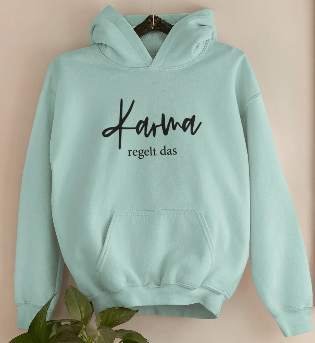 Karma regelt das Bio Hoodie Unisex