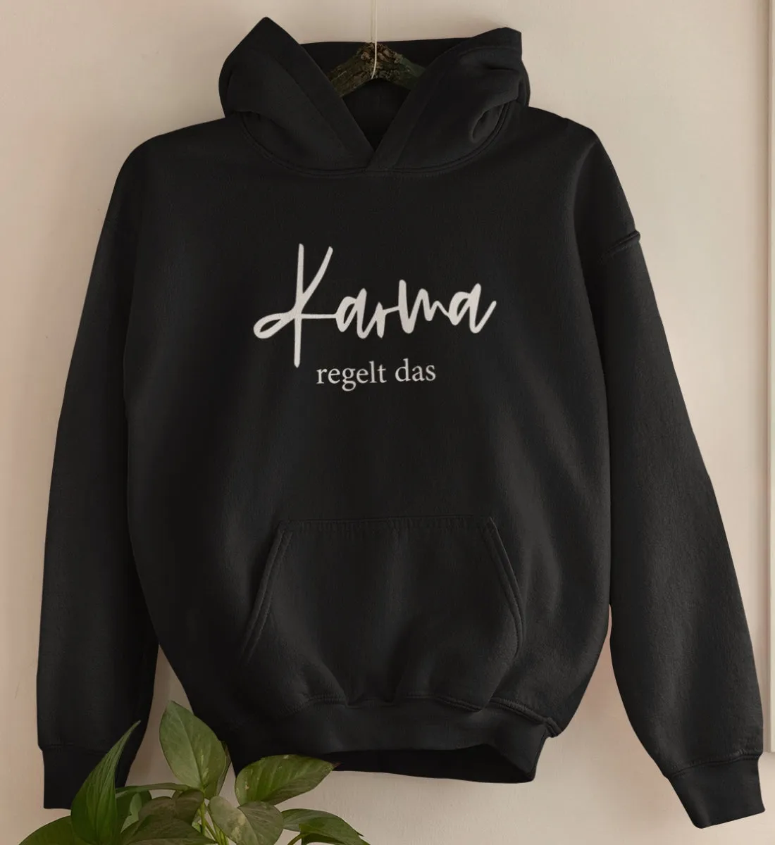 Karma regelt das Bio Hoodie Unisex