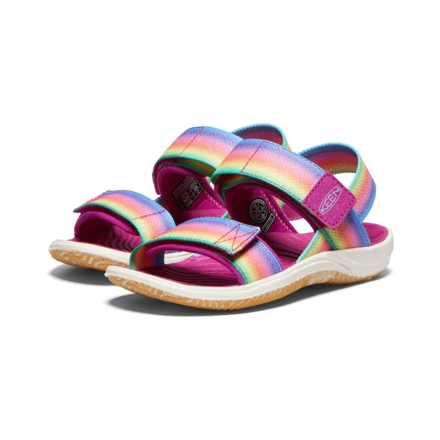 Little Kids' Elle Backstrap  |  Rainbow/Festival Fuchsia