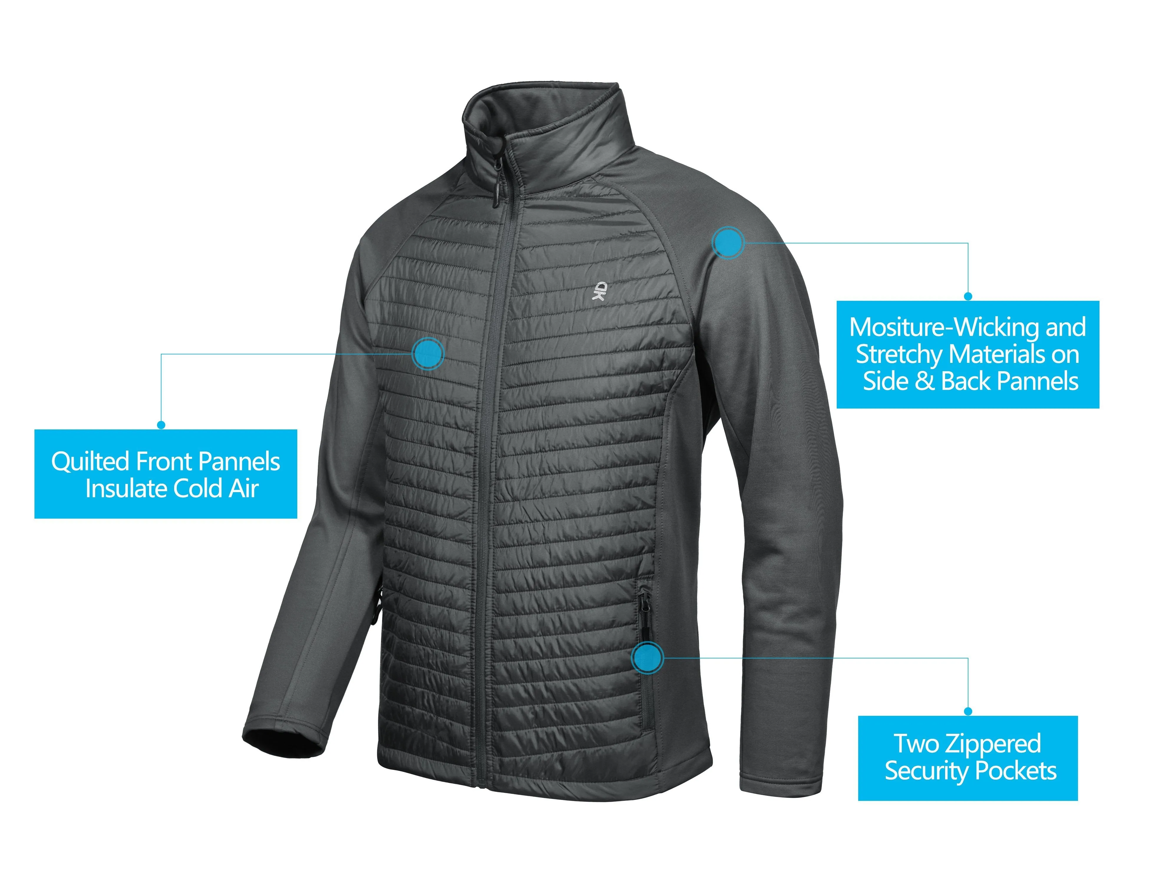 Men's Insulated Thermal Running Jacket