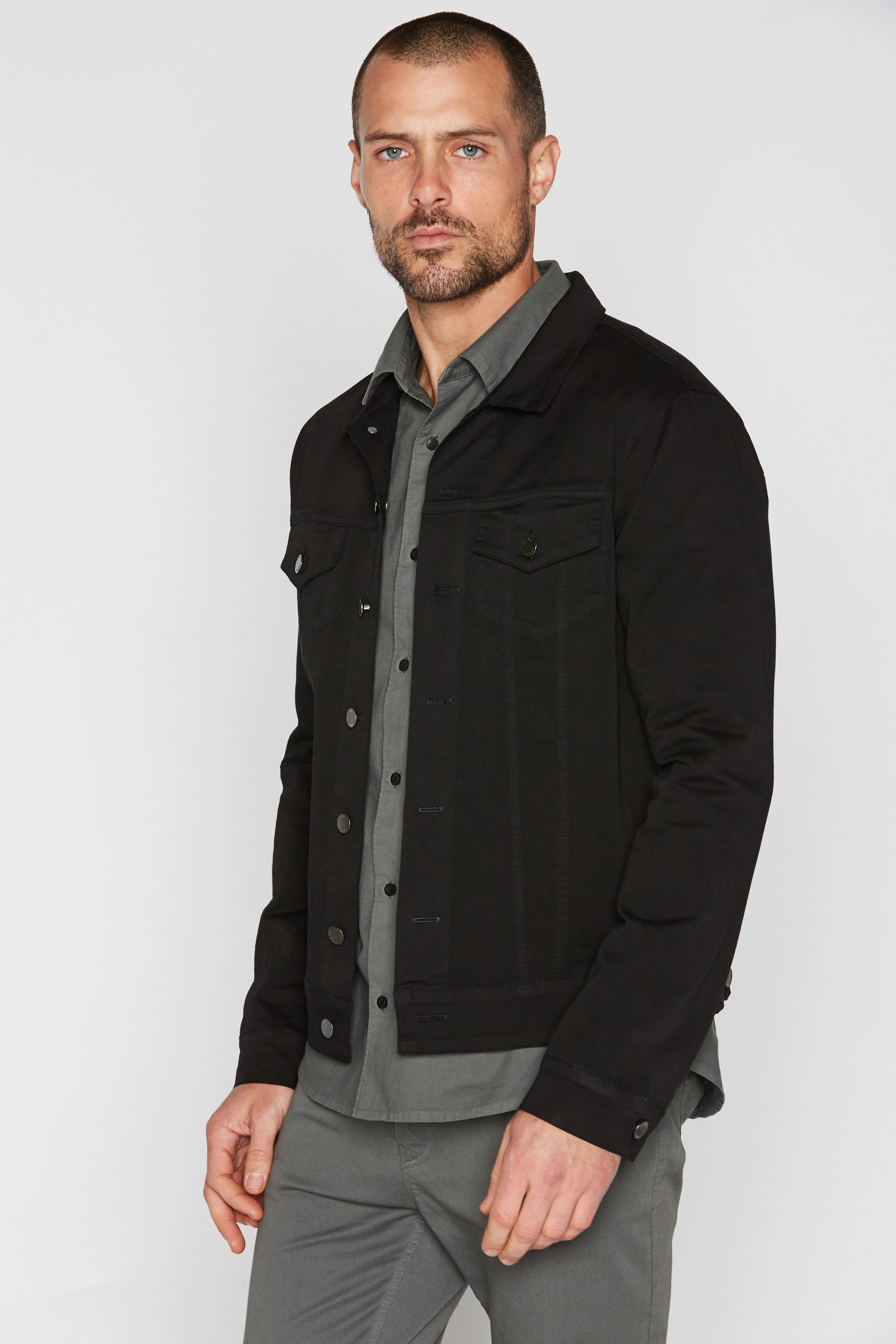 Men's Slim Fit Twill Jacket