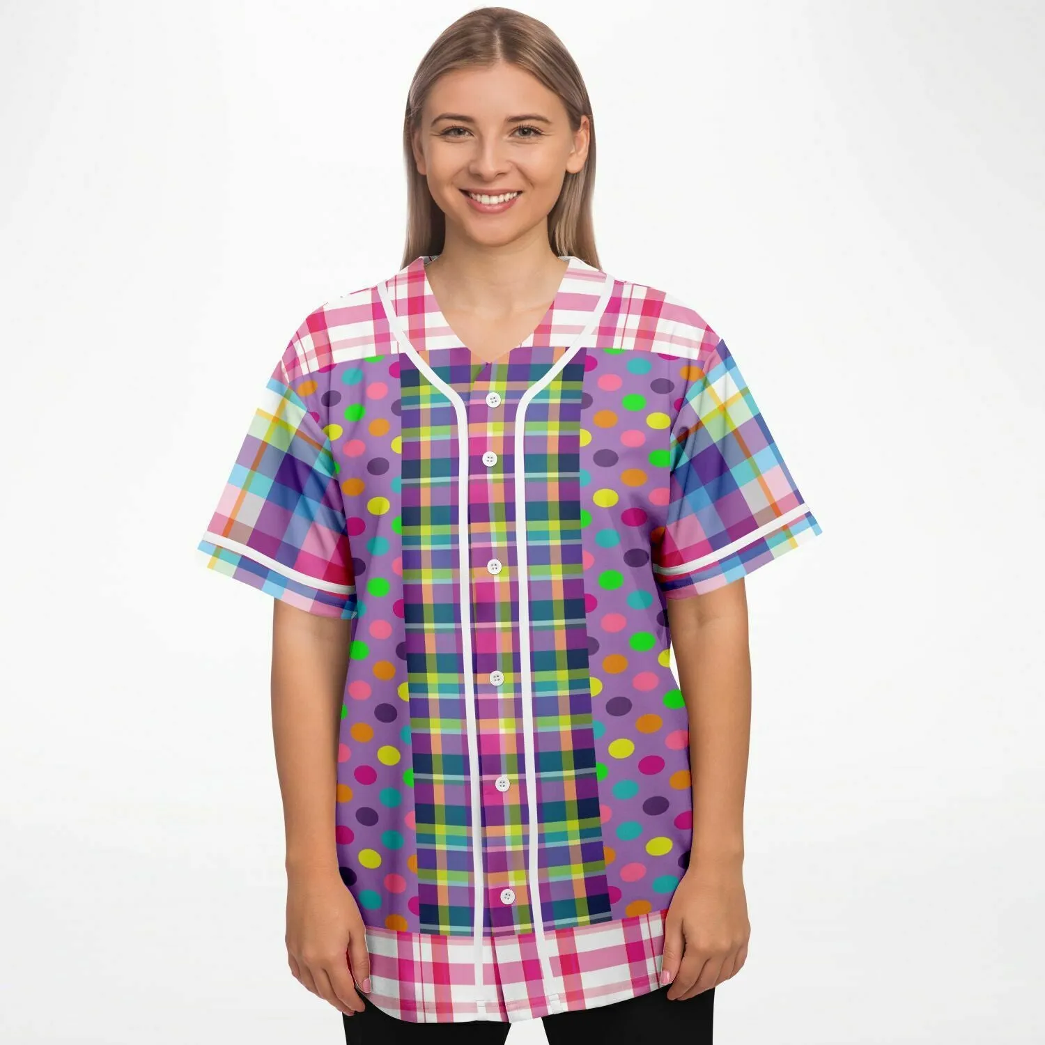 Mercury Retrograde Plaid Button Front Jersey