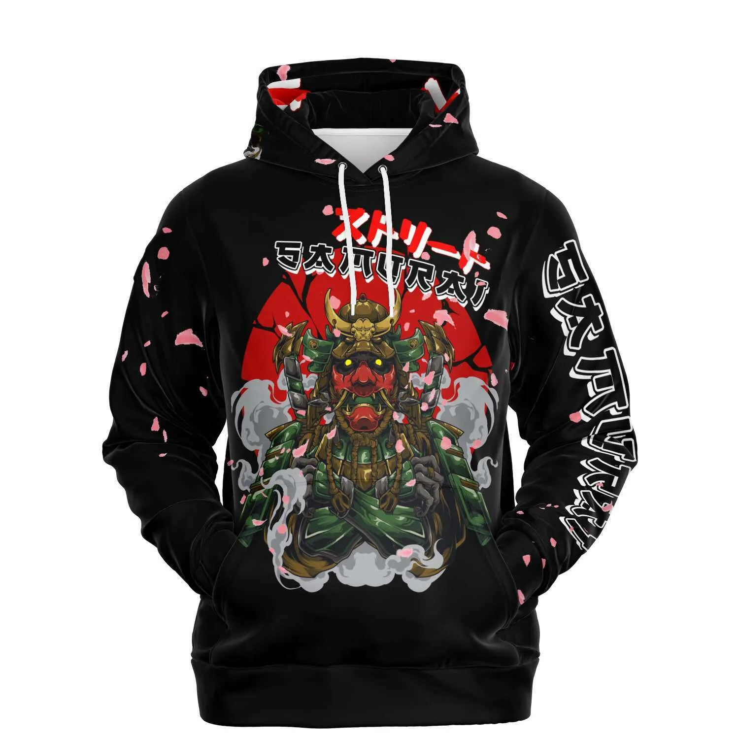 Oni Street Samurai Premium Hoodie