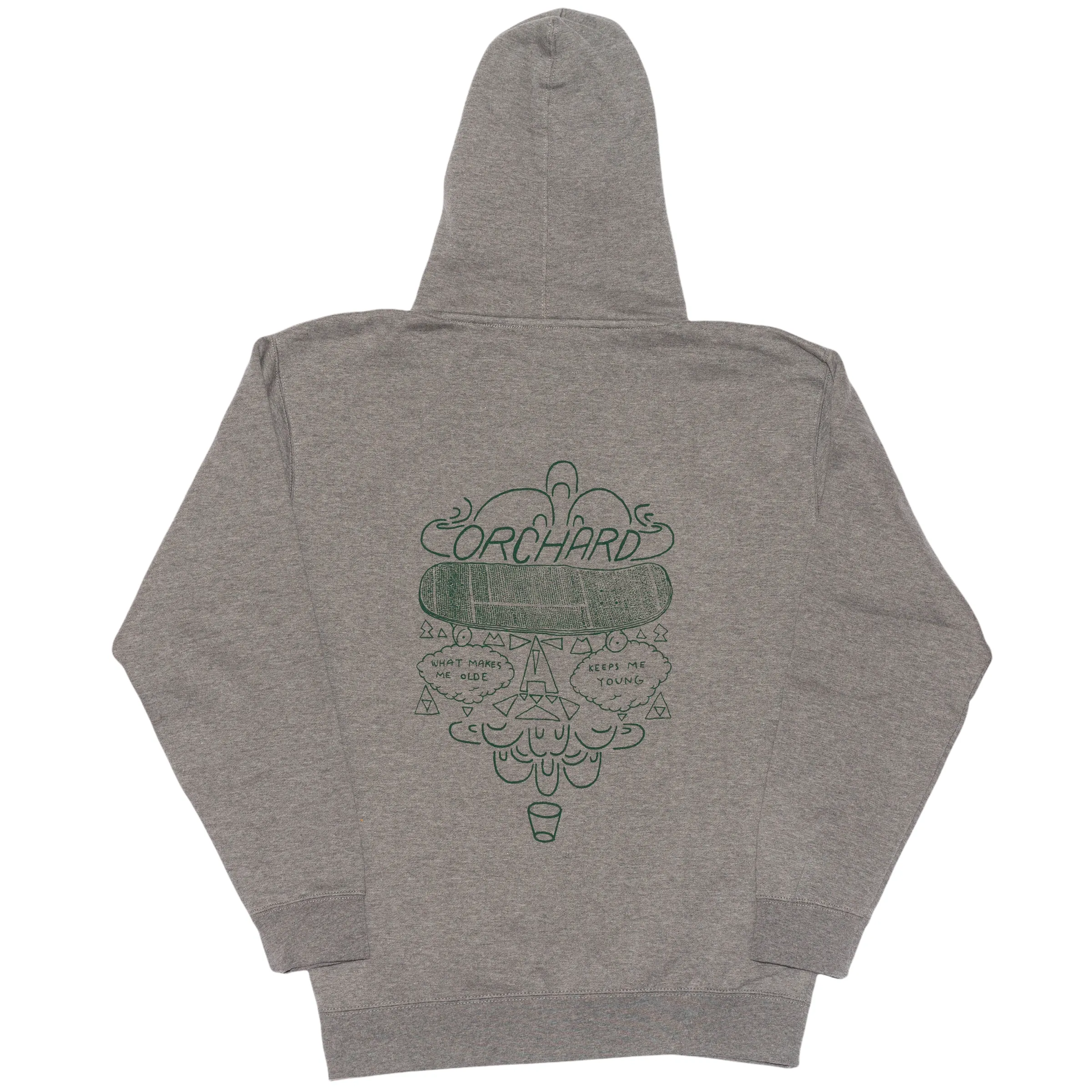 Orchard Leslie Olde/Young Zip Hoodie Heather Grey