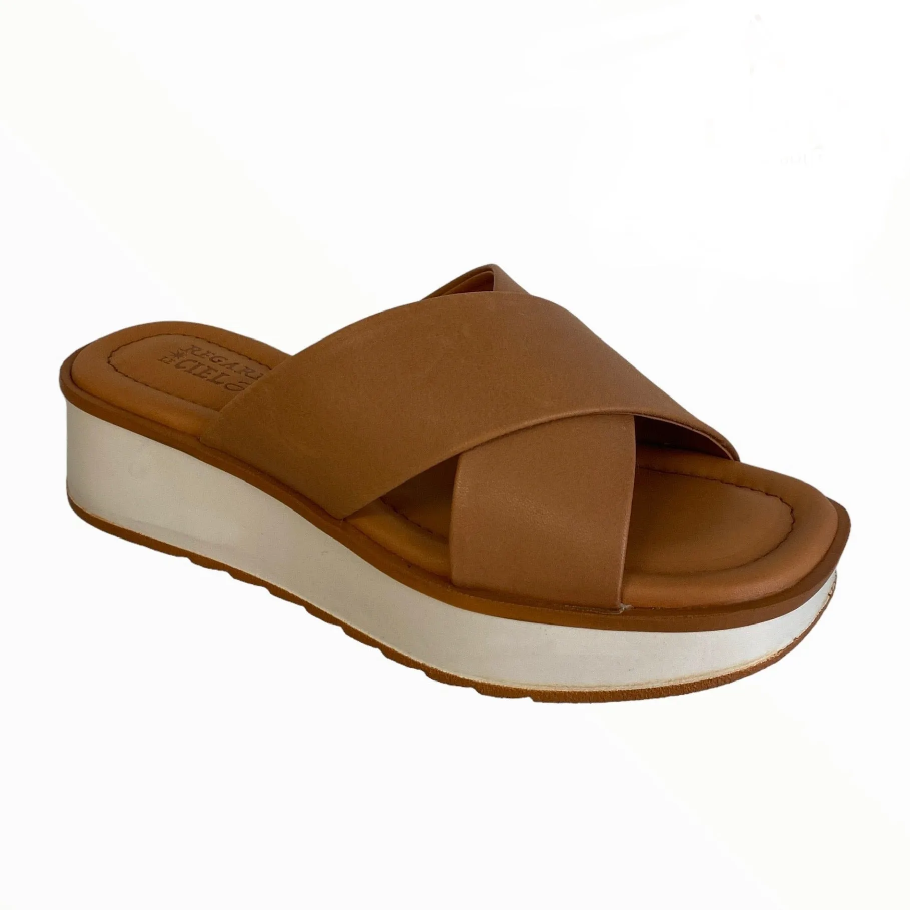 Regarde Le Ciel Walnut Mule Sandal