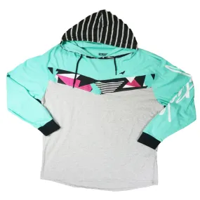 Staple- Pigeon Deco Pattern Hoodie (Teal/Grey)