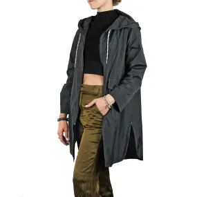 Taffeta Hoodie Jacket Black