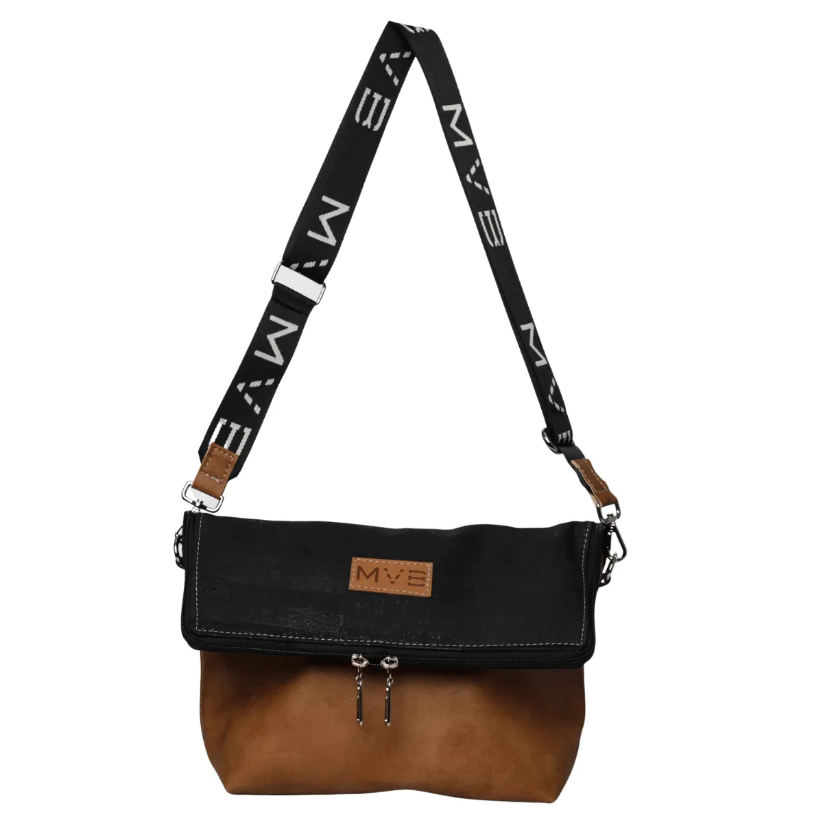 The Flop Cork Vegan Crossbody Bag | Black