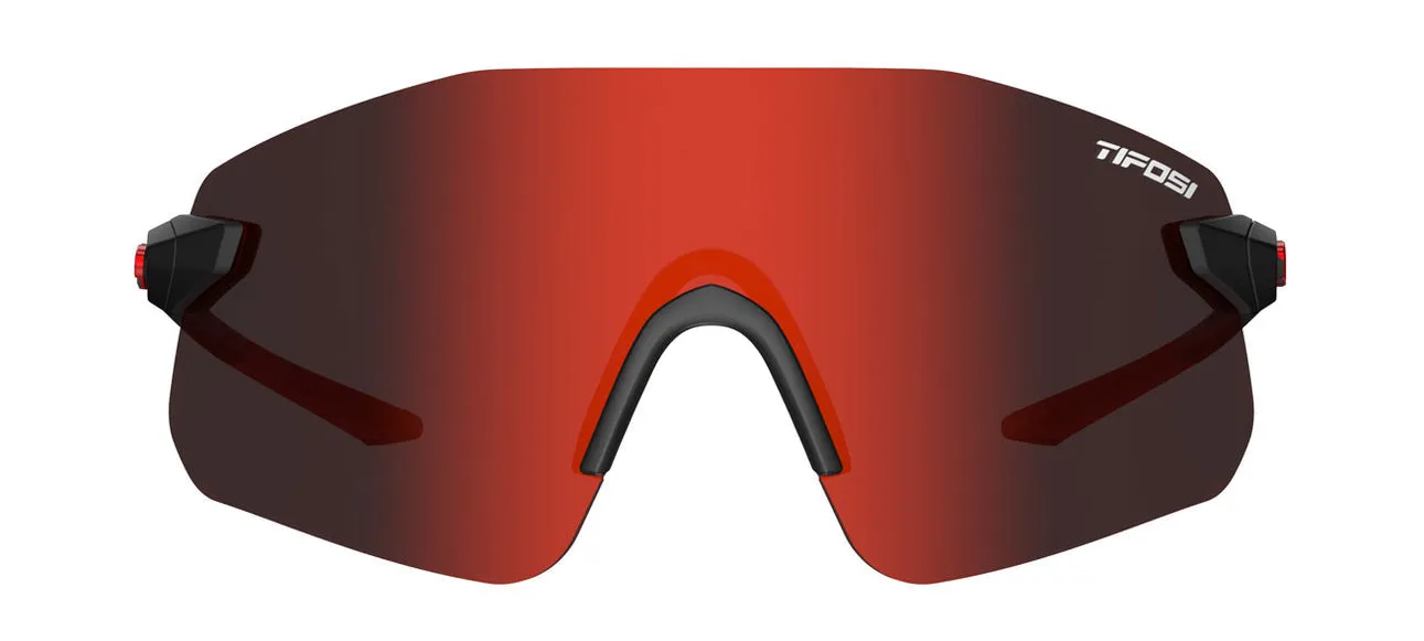 Tifosi Vogel SL Sunglasses - Matte Black Smoke Red