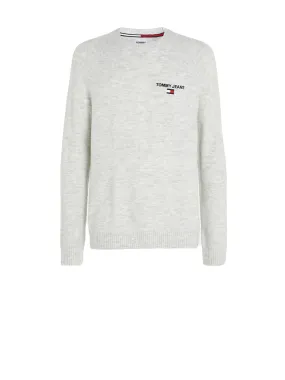 TMJ REG Raglan Sweater - Silver Grey