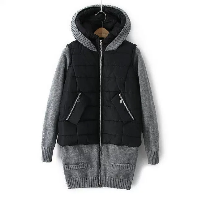 Women's Winter Hooded Sweater Warm Outwear