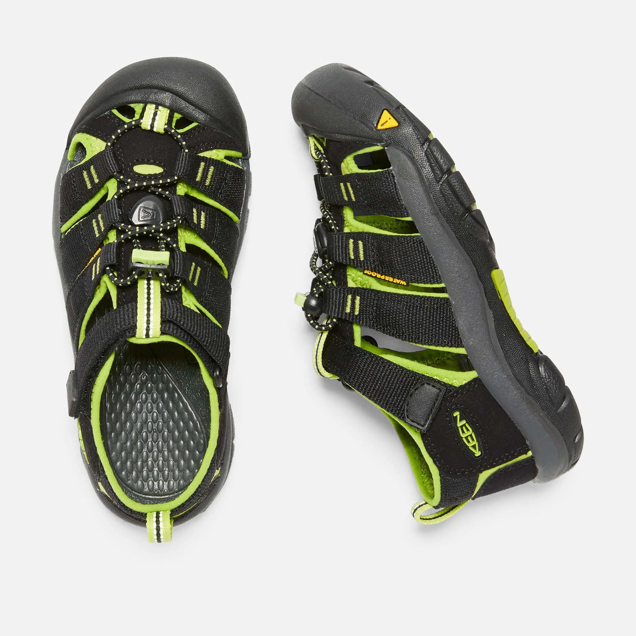 Youth Newport H2 - Black/Lime Green