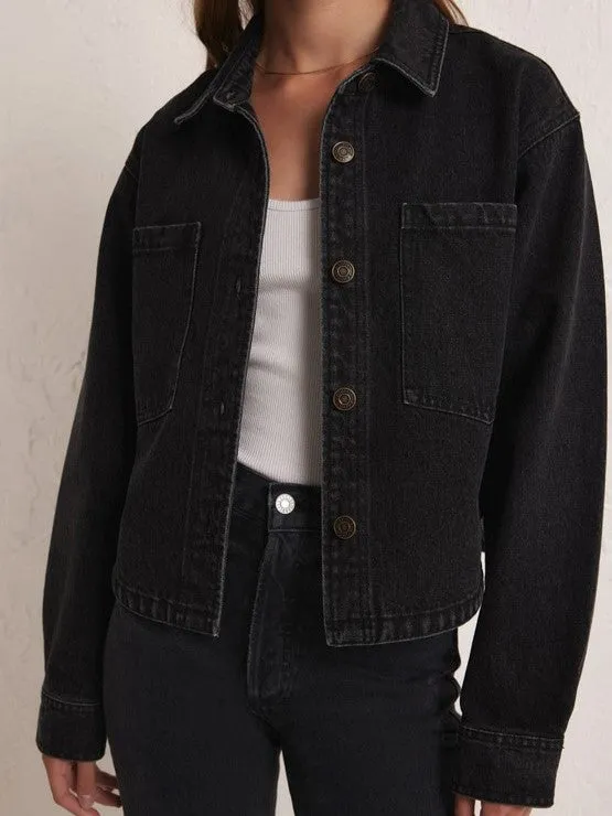 Z SUPPLY Cropped Denim Jacket