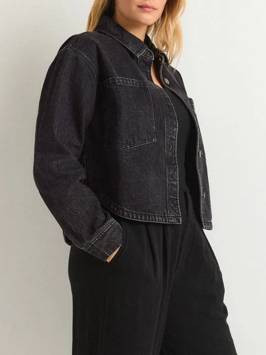 Z SUPPLY Cropped Denim Jacket